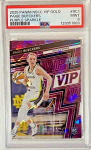 2025 VIP GOLD PACK PURPLE PRIZM PAIGE BUECKERS ROOKIE #50/50 AN EBAY 1/1 POP 2!! - Picture 1 of 2