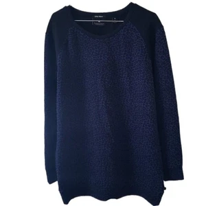 Maison Scotch Leopardenmuster Langarm Punk Radar Pullover - Bild 1 von 4