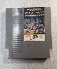 WWF WrestleMania Steel Cage Challenge Nintendo NES 1992 Cart Tested