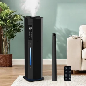 Humidifiers for Bedroom - GloryAir 2.38Gal/9L Top Fill Warm & Cool Mist Humidifi - Picture 1 of 6