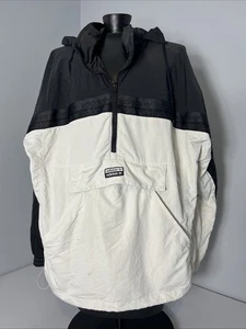 Adidas Anorak Kapuzenjacke Herren Medium Pullover Sport Windbreaker gefüttert Taschen - Bild 1 von 18