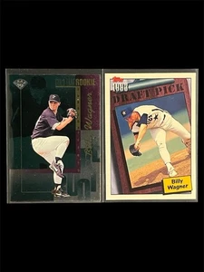 Billy Wagner 🔥 RC Rookie 🔥Lot of 2 Cards HOF 🔥NM Or Better Topps/ Leaf - Picture 1 of 5