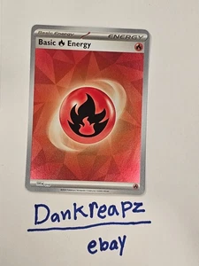 Basic Fire Energy HOLO FOIL 2024 SVE en 010 - Free Shipping - Picture 1 of 2