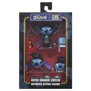 Modellino NECA Disney Lilo & Stitch Ultimate Elvis Singer scala 7" IN MAGAZZINO - Foto 1 di 3