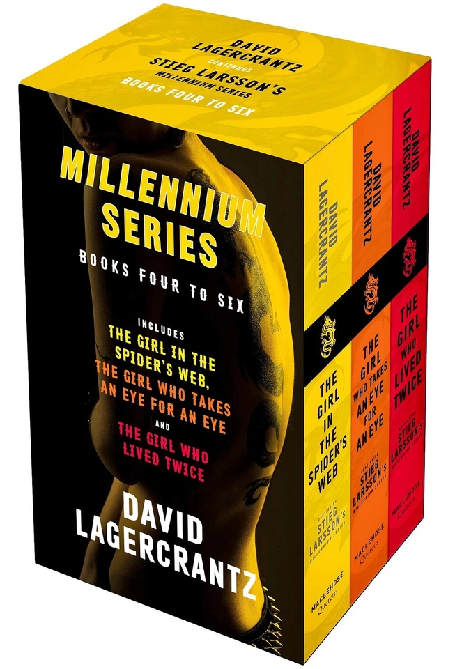 Millennium series 3 Books Collection Box Set by David Lagercrantz (Books 4 -... Foto 1 de 1