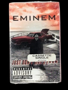 SEALED, Eminem – Just Don't Give A F***, Audio Cassette, Sticker, US, 1998 - Picture 1 of 6