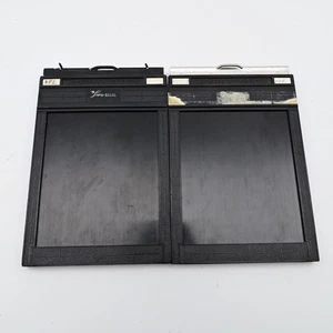 Set of 2 Lisco Regal 4x5 Vintage Large-Format Plastic Film Holders - Picture 1 of 5