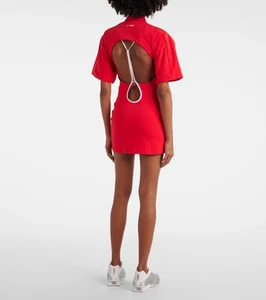 Jacquemus x Nike Red Bodycon Mini Dress Crew Neck - Picture 1 of 9