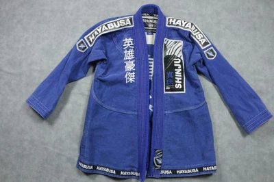 Chaqueta Hayabusa Shinju 3 BJJ Gi A0 Azul Jiu Jitsu Kimono Top Adulto 100% Algodón Foto 1 de 4