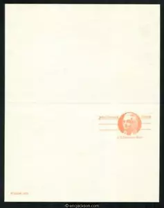 Tarjeta postal de respuesta, Scott UY29 desplegada, como nueva, en muy buen estado - Imagen 1 de 2