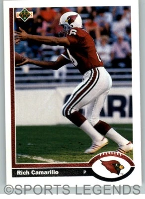 1991 Upper Deck NFL #205 Rich Camarillo - Image 1 of 2