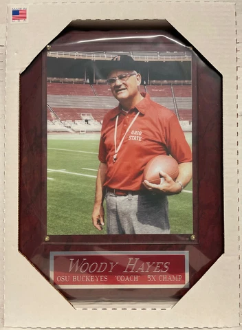 WOODY HAYES OHIO STATE BUCKEYES FRAMED 8X10 PHOTO-MAN CAVE ART-12X15 WALL PLAQUE Cover