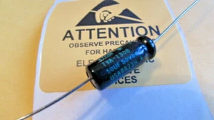 50uF 50V Sprague Atom TVA-1308 Axial Kondensator 50uF 50DC TVA1308 (Menge: 1 Stück) USA  - Bild 1 von 10