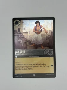 FOIL Aladdin Resolute Swordsman 172/204 Disney Lorcana Ursulas Rückkehr TCG - Bild 1 von 2