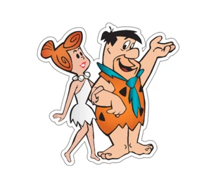 7x7cm 3pcs The Flintstones Vinyl Stickers Laptop Mobile Books Waterproof - Picture 1 of 3