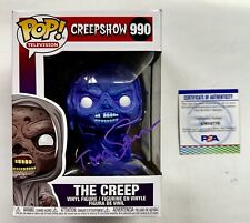 Tom Savini Signed The Creep Funko Pop! #990 Creepshow Glow Exclusive PSA COA