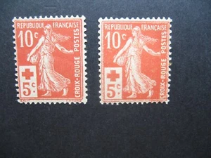 France croix rouge 1914 n° 147 et 147a    neuf ** C: 230 € voir scan - Imagen 1 de 4