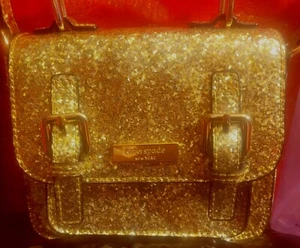 KATE SPADE GOLD GLITTER Purse- HANDBAG - New Gifts W Purchase! - Picture 1 of 18