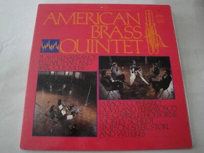 American Brass Quintet Plays Renaissance, Elizabethan and Baroque Music VINYL LP - Image 1 of 2