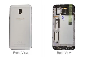 Cover posteriore/batteria originale Samsung Galaxy J3 2017 SM-J330 argento - GH82-14890B - Foto 1 di 1