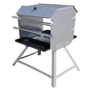 Mutzbratengrill mit 4 Spießen für 52 Portionen ohne Motor Braten Hähnchen - Picture 1 of 1