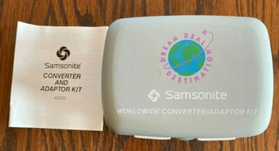Samsonite Worldwide конвертер / адаптер набор с 1600 Вт конвертер никогда не использовался - Изображение 1 из 4