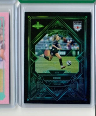 AVA COOK 2022 Parkside Paramount NWSL NEXT WAVE #24 RC #/449 ROOKIE RED STARS - Image 1 of 2