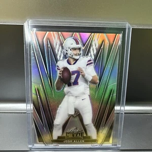 Josh Allen Leaf Metal #61 Silver Refractor 2024  - Picture 1 of 2