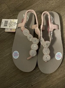 Skechers Yoga Foam Embellished Sandalen hellrosa Größe 6 - Bild 1 von 5