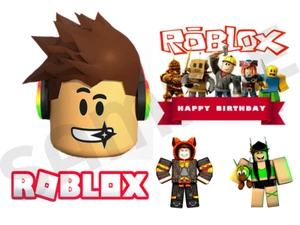 🍰ROBLOX 🍰 edible Cake toppers A4 Icing Wafer Icing - Picture 1 of 1