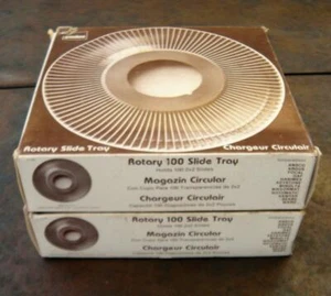 2 Yankee Rotary 100 Slide Trays in boxes holds 100 2 x 2 slides each - Picture 1 of 1
