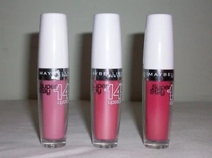 BUY 2 GET 1 FREE (Add 3) Maybelline Superstay 14 Hour Lipstick ((NICKED TIP)) - Picture 1 of 10