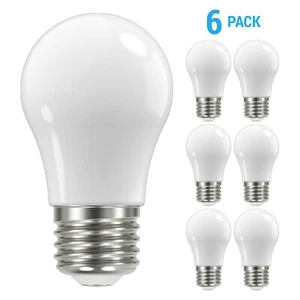 6 Pack Satco S12407 LED Filament Bulbs 120V 8.2W A15 Medium E26 3000K Soft White - Picture 1 of 8