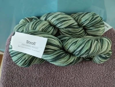 Selecciones de punto paseo pintadas a mano, lotes de tinte combinados, Superwash Merino + Nylon Foto 1 de 2