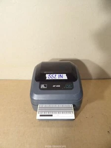 Imprimante d'étiquettes code-barres thermique directe Zebra ZP450 104 mm USB - 552 POUCES - TESTÉE OK - Photo 1/9