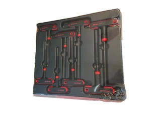 Snap-on AWSG800A 8 pc t-shaped/l-shaped combination hex wrench set 3/32–1/4" New - Picture 1 of 6