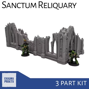 Sanctum Reliquary Gothic Ruins - 28mm 3D Printed Terrain for Tabletop Wargaming - Bild 1 von 4