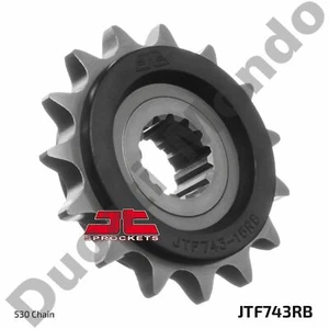 Kettenrad vorne 15 Zähne JT Stahl leise Ducati Multistrada 1200 & 1260 Enduro - Bild 1 von 2