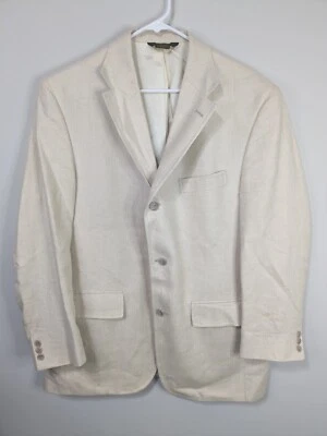 Blazer vintage Magee Donegal para hombre 43R beige de un solo pecho Foto 1 de 4