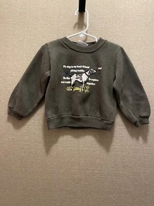 Small Steps Sweatshirt Boys 2T Dark Gray - Picture 1 of 9