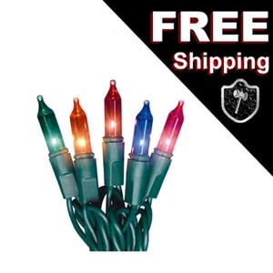 Holiday Christmas Lights Living 450-Count 94.2-ft Constant Multicolor Mini - Picture 1 of 2