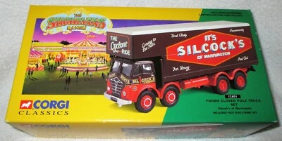 Corgi Classics Foden Silcock's Closed Pole Truck Set #12601  1:50 Diecast - Image 1 of 4