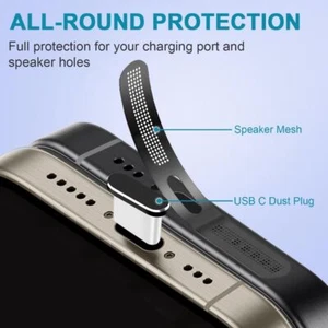 4pack Dustproof USB C Dust Plug for iPhone 15 / 16 Phone Accessories - Zdjęcie 1 z 7
