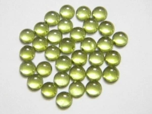Natürlicher Zitronenquarz runder Cabochon kalibriert lose Edelstein 3mm-20mm - Bild 1 von 2