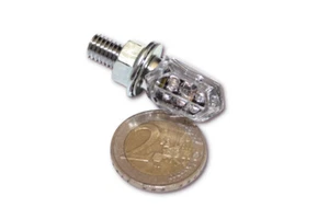 Intermitente LED TINY, cromo, homologado e, par, universal, mini intermitente - Imagen 1 de 2