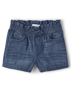 And Toddler Girls Denim Shortie ShortsBaby-GirlsRose Wash3T - Picture 1 of 2