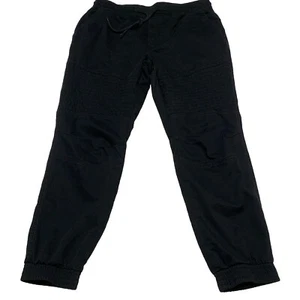 American Rag Men’s Size L Black Relaxed Fit Jogger Pant Comfort Waist Cotton - Picture 1 of 12