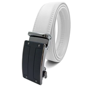 Men's Ratchet Belt Genuine Leather Mens Belt with Slide Ratchet Belts for men - Picture 1 of 50
