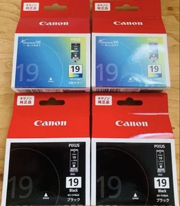 Canon Original Tinte Bci-19 Schwarz Farbe je 2 Stück - Bild 1 von 3