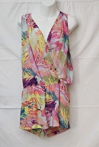 BCBGMAXAZRIA Romper Thalia Women's Medium Multicolor Cocktail Jumper - Picture 1 of 15